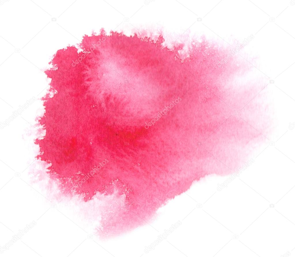 Aquarelle rouge